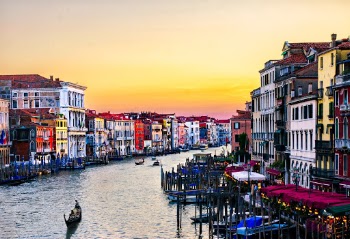 The Grand Canal in Venice