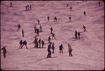 The Great Blue Hill Ski | Free Photo - rawpixel