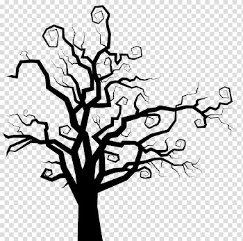 The Halloween Tree , Spooky Tree Silhouette transparent background PNG clipart