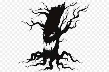 The Halloween Tree Wall decal Clip art - Halloween Tree PNG File 