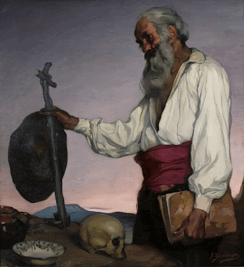 The Hermit (1904) painting in high | Free Photo - rawpixel