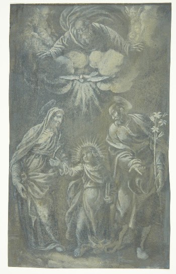 The Holy Family walking under God | Free Photo - rawpixel