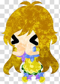 The icons of cute girls, chocolate-people- transparent background PNG clipart