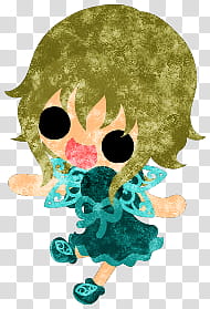The icons of cute girls, chocolate-people- transparent background PNG clipart