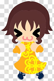 The icons of cute girls, christmas-people- transparent background PNG clipart