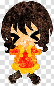 The icons of cute girls, christmas-people- transparent background PNG clipart