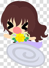 The icons of cute girls, niwatori-girl-people- transparent background PNG clipart