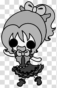 The icons of cute girls, niwatori-girl-people- transparent background PNG clipart