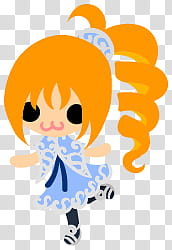 The icons of cute girls, pumpkin-people- transparent background PNG clipart