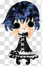 The icons of cute girls, pumpkin-people- transparent background PNG clipart