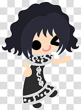 The icons of cute girls, pumpkin-people- transparent background PNG clipart