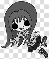 The icons of cute girls, pumpkin-people- transparent background PNG clipart