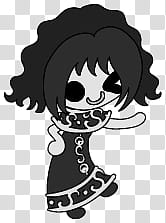The icons of cute girls, pumpkin-people- transparent background PNG clipart