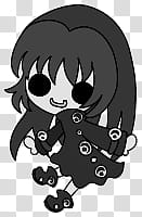 The icons of cute girls, pumpkin-people- transparent background PNG clipart