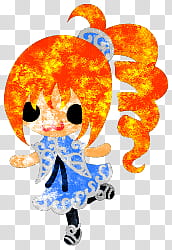 The icons of cute girls, pumpkin-people- transparent background PNG clipart