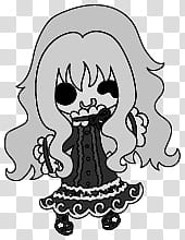 The icons of cute girls, pumpkin-people- transparent background PNG clipart