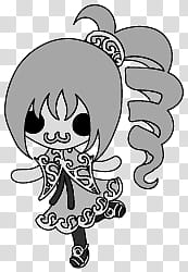 The icons of cute girls, pumpkin-people- transparent background PNG clipart