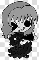 The icons of cute girls, pumpkin-people- transparent background PNG clipart