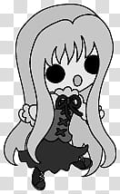 The icons of cute girls, pumpkin-people- transparent background PNG clipart