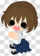 The icons of cute girls, pumpkin-people- transparent background PNG clipart