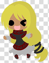 The icons of cute girls, pumpkin-people- transparent background PNG clipart