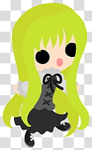 The icons of cute girls, pumpkin-people- transparent background PNG clipart