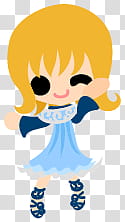 The icons of cute girls, pumpkin-people- transparent background PNG clipart