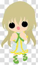 The icons of cute girls, pumpkin-people- transparent background PNG clipart