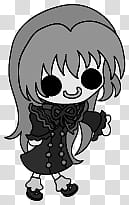 The icons of cute girls, pumpkin-people- transparent background PNG clipart