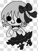 The icons of cute girls, pumpkin-people- transparent background PNG clipart