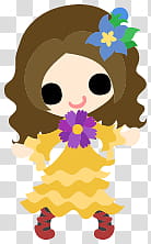 The icons of cute people, autmn-people- transparent background PNG clipart