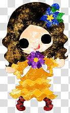 The icons of cute people, autmn-people- transparent background PNG clipart