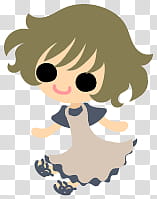 The icons of cute people, autmn-people- transparent background PNG clipart