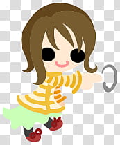 The icons of cute people, autmn-people- transparent background PNG clipart