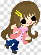 The icons of cute people, autmn-people- transparent background PNG clipart
