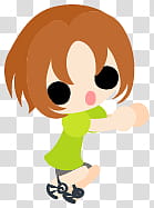 The icons of cute people, autmn-people- transparent background PNG clipart