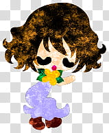 The icons of cute people, autmn-people- transparent background PNG clipart