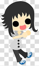 The icons of cute people, autmn-people- transparent background PNG clipart
