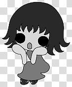 The icons of cute people, autmn-people- transparent background PNG clipart