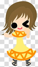 The icons of cute people, autmn-people- transparent background PNG clipart