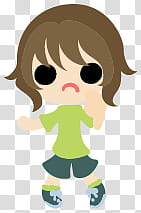 The icons of cute people, autmn-people- transparent background PNG clipart