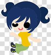 The icons of cute people, autmn-people- transparent background PNG clipart