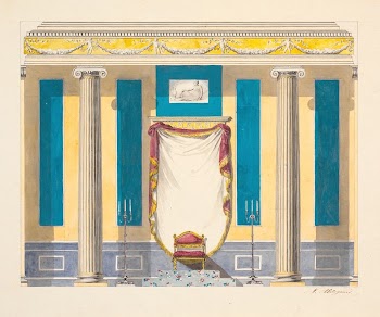 The inner wall with the throne.Draft | Free Photo - rawpixel