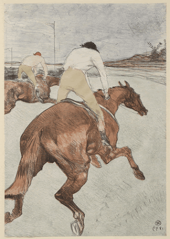 The Jockey (1899) print in high | Free Photo - rawpixel