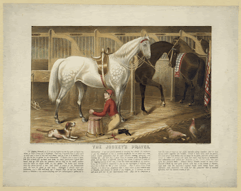 The jockey's prayer (1868). Original | Free Photo - rawpixel
