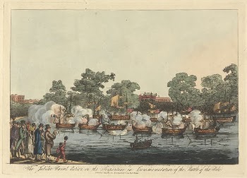 The Jubilee Naval Action on the Serpentine | Free Photo - rawpixel