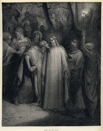 "The Judas Kiss", (Mark 14:45) | Free Photo - rawpixel