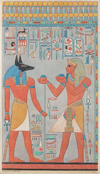 The King with Anubis, Tomb | Free Photo - rawpixel