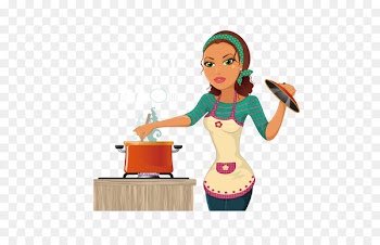 The Kitchen Cooking Chef Woman - Cooking housewife 