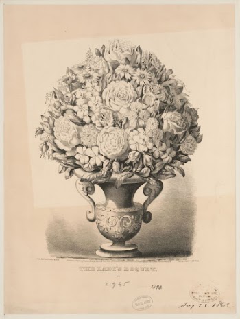 The lady's boquet (1862) by Currier | Free Photo - rawpixel